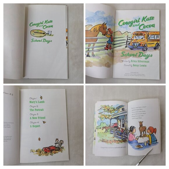 Cowgirl Kate And Cocoa School Days Erica Silverman Childrens Paperback 2007 - Picture 5 of 7